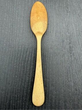 Wood Mini Spoon 4.25” Spice Salt Mustard Scoop